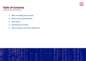 Free booklet data visualization template