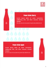 Free booklet energy drink template
