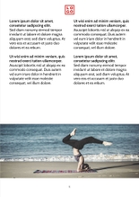 Free booklet fitness template