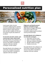 Free booklet fitness template