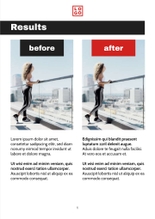 Free booklet fitness template