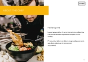 Free booklet restaurant template