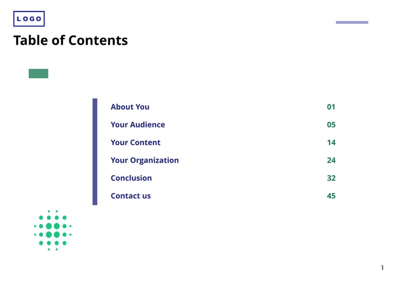 Free booklet marketing template