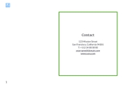 Free booklet young brand template