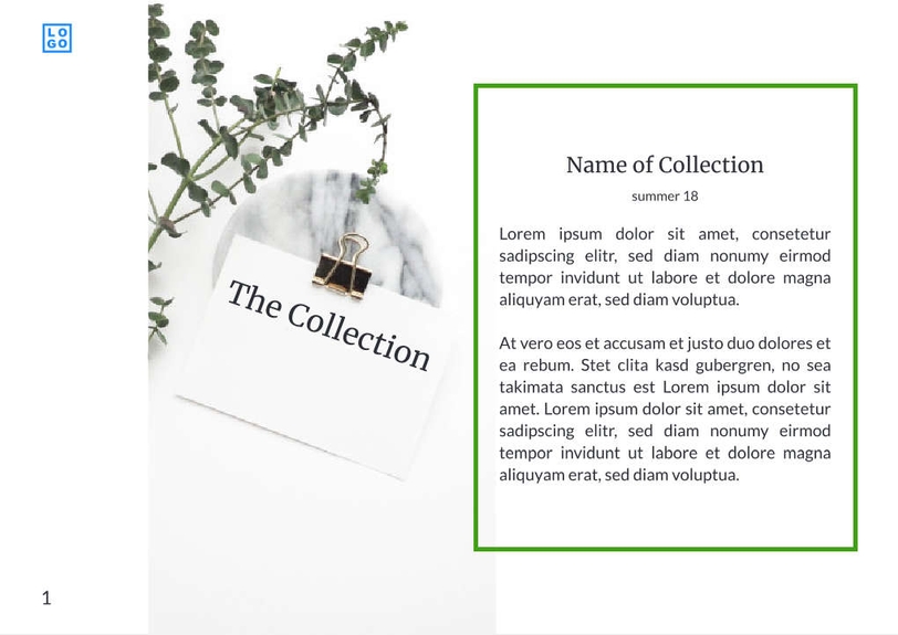 Free booklet young brand template