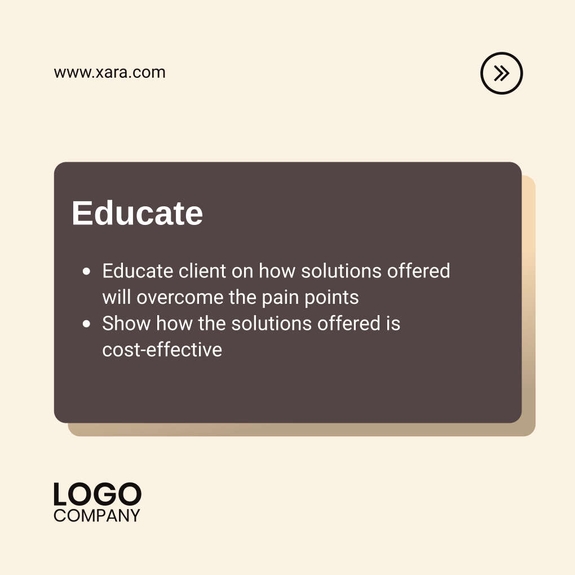 Free carousel b2b sales template