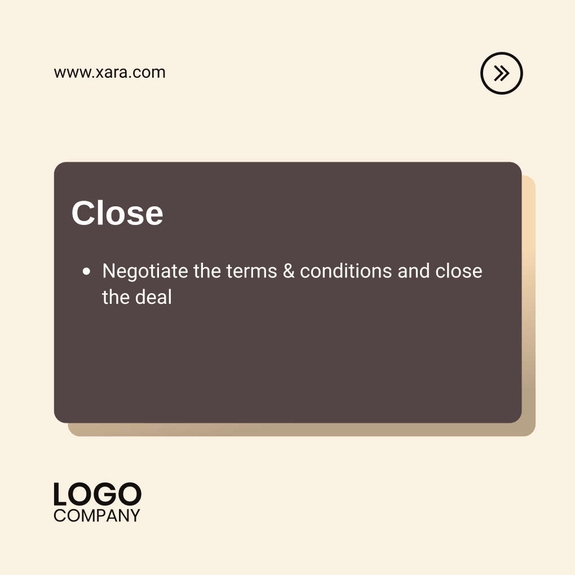 Free carousel b2b sales template