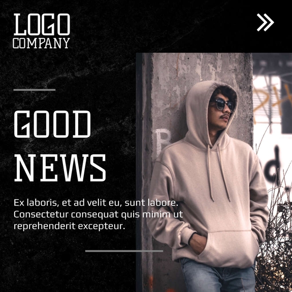 Free carousel clothing launch template