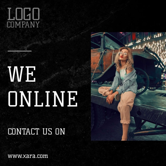 Free carousel clothing launch template