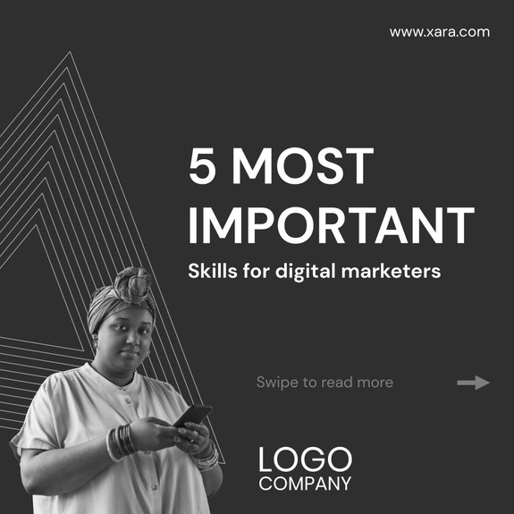 Free carousel digital marketers template