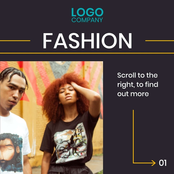 Free carousel fashion template