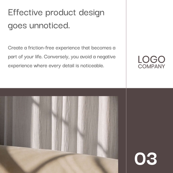 Free carousel product design template