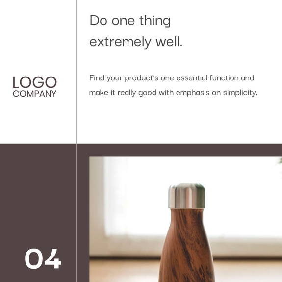 Free carousel product design template