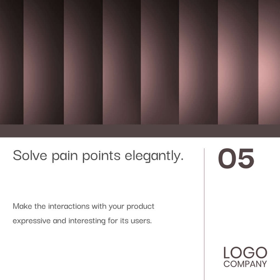 Free carousel product design template