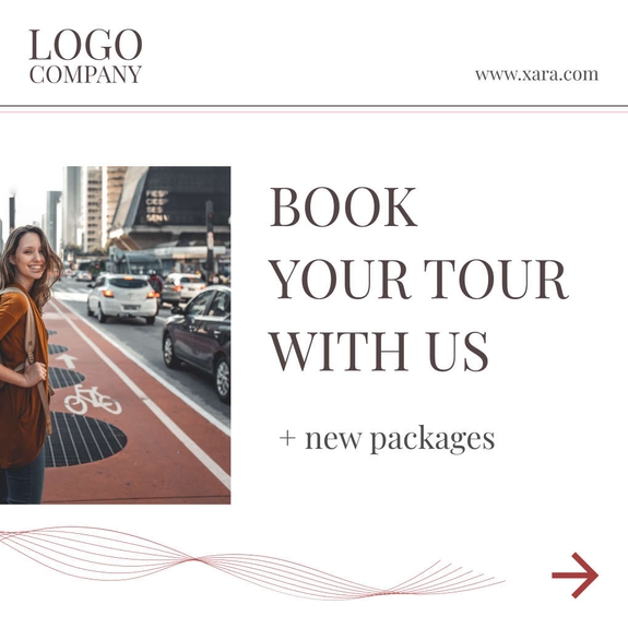 Free carousel travel template