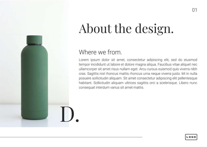 Free catalog product template
