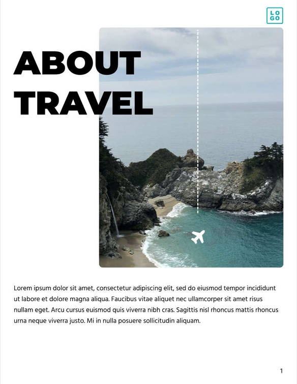Free catalog travel template