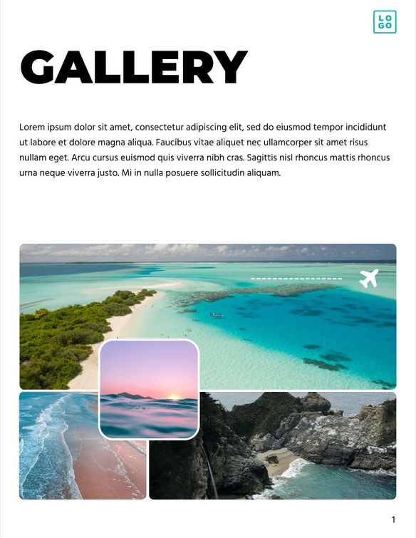 Free catalog travel template