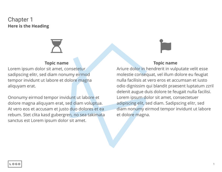 Free e-books basic template