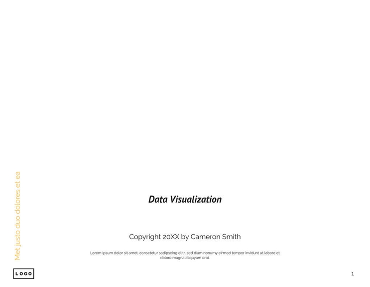 Free e-books data visualization template