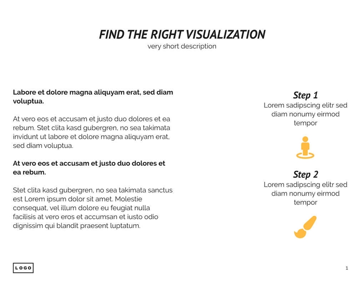 Free e-books data visualization template