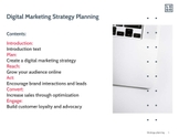 Free e-books digital marketing template
