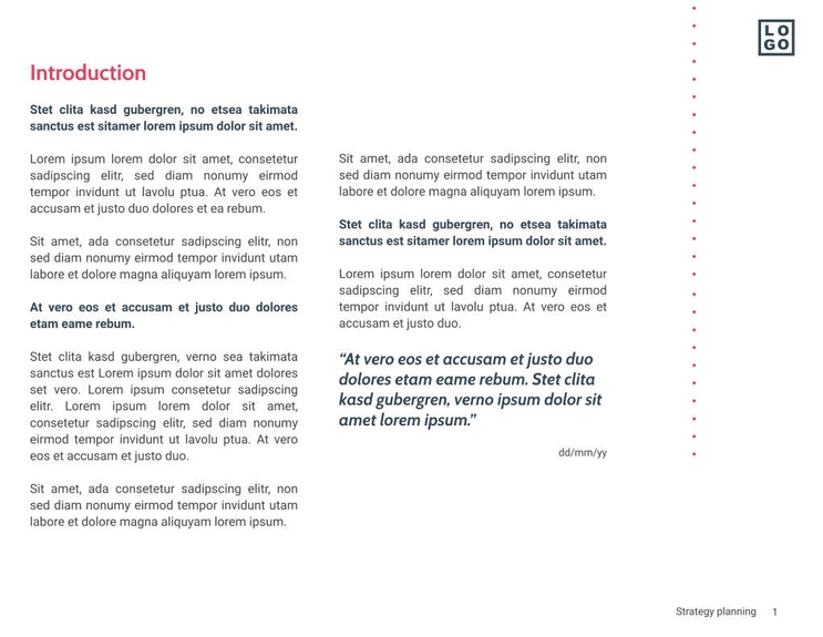 Free e-books digital marketing template