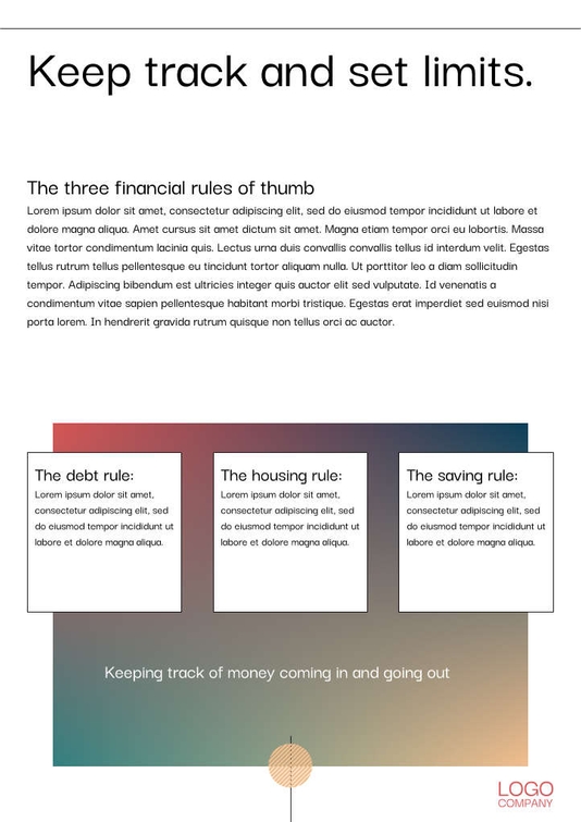 Free e-books investment template