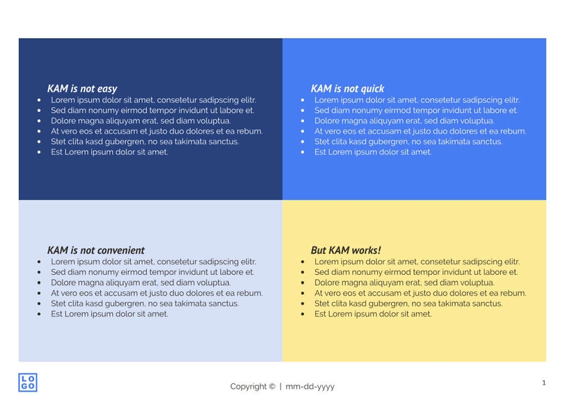 Free e-books key account management template