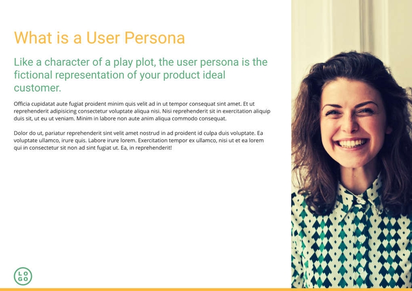 Free e-books user persona template
