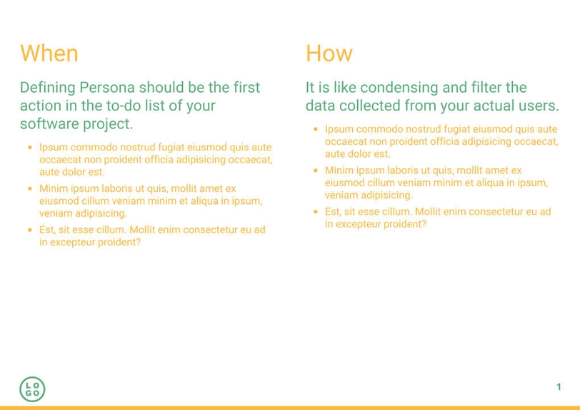 Free e-books user persona template