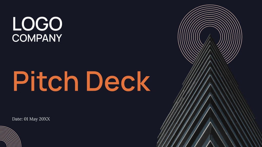 Free präsentationen agency pitch deck template