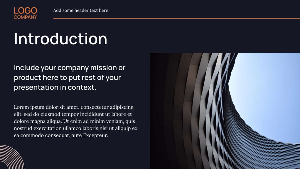 Free präsentationen agency pitch deck template