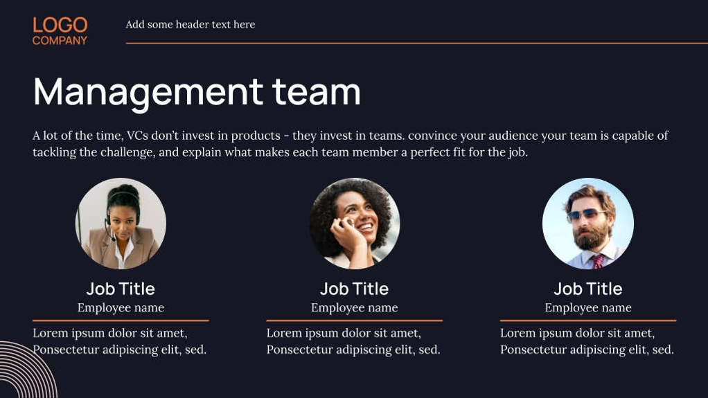 Free präsentationen agency pitch deck template