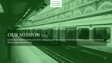 Free presentation annual report template