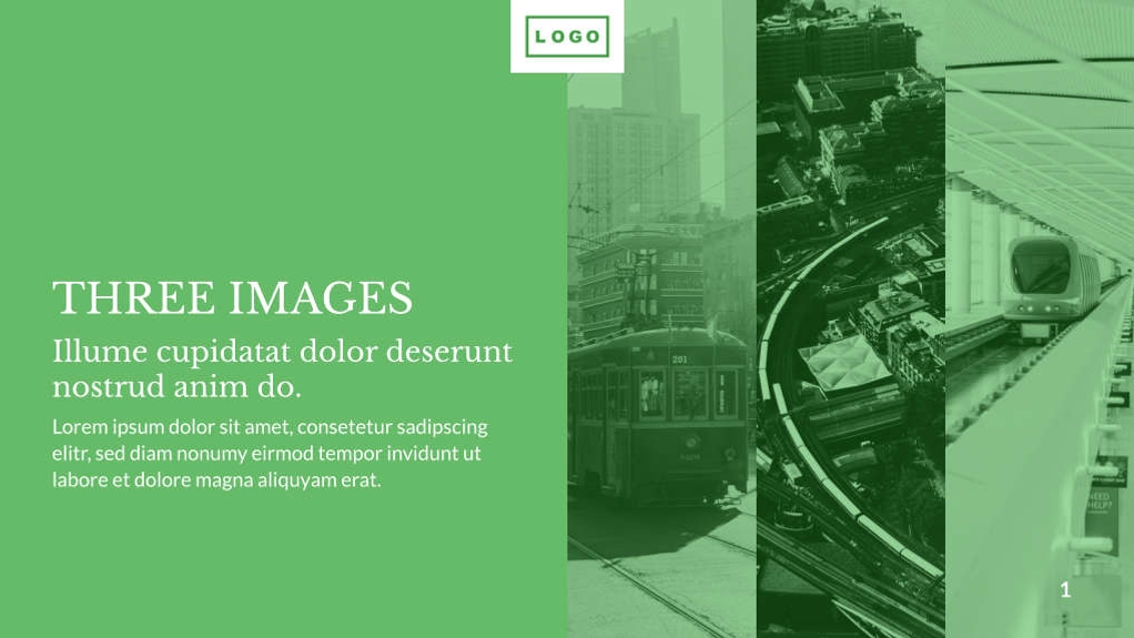 Free presentation annual report template