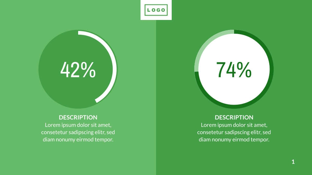 Free presentation annual report template