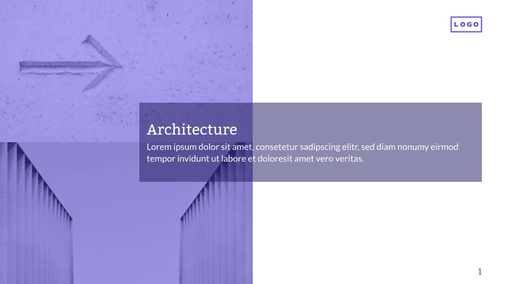 Free presentation architecture template