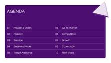Free präsentationen b2b sales deck template