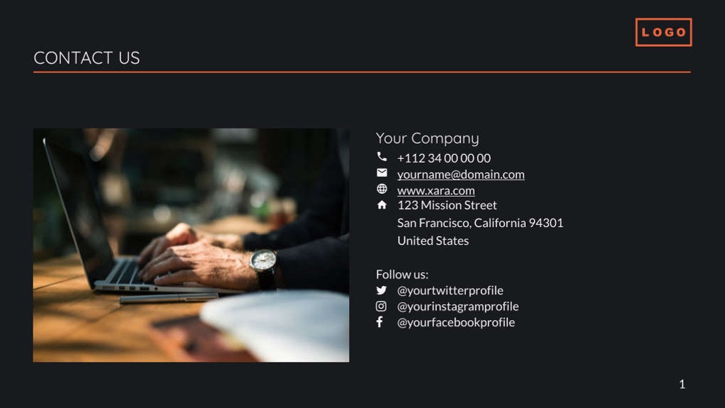 Free presentation basenew template