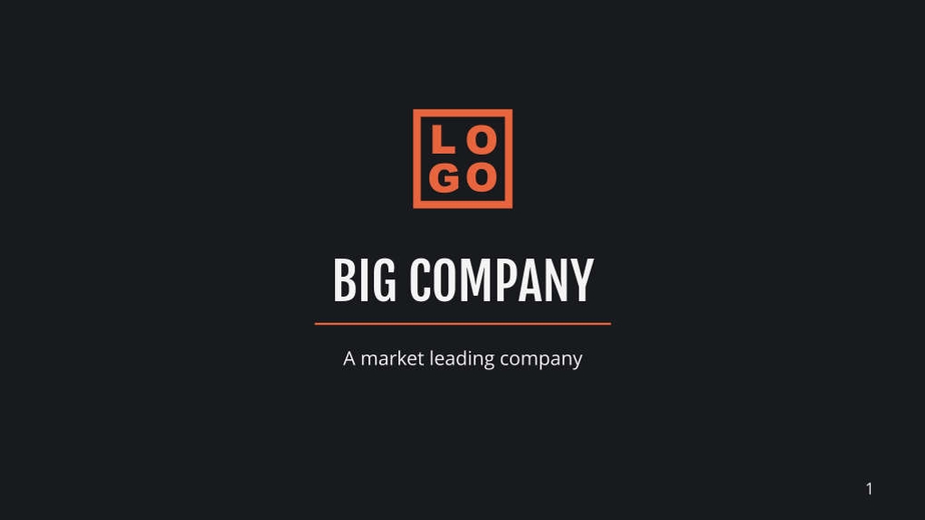 Free presentation big template