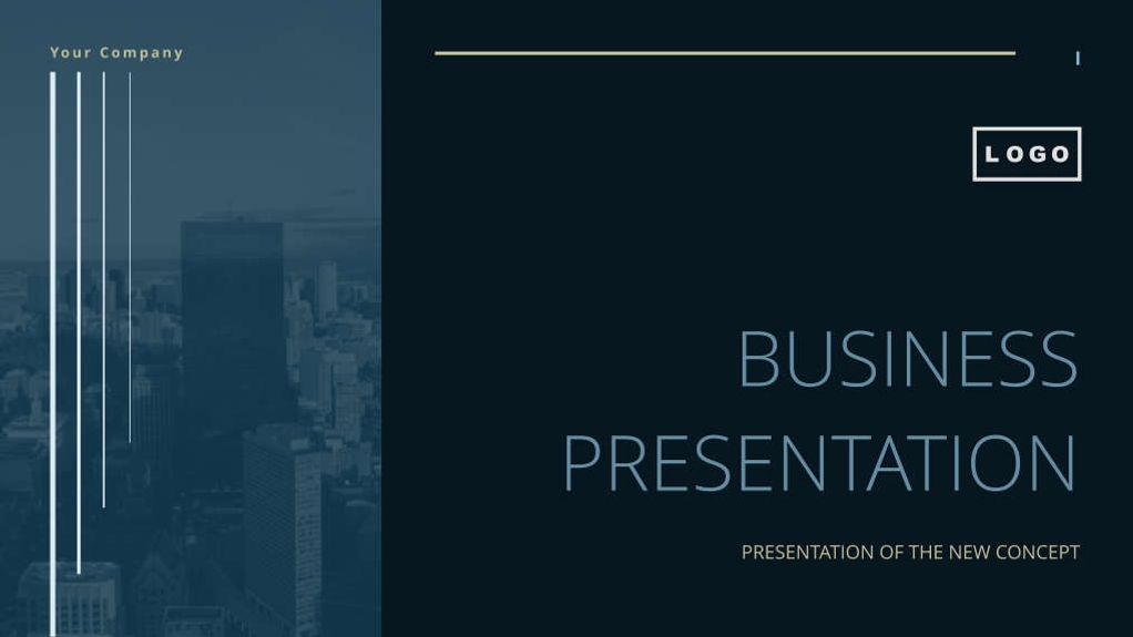 Free presentation business template