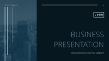 Free presentation business template
