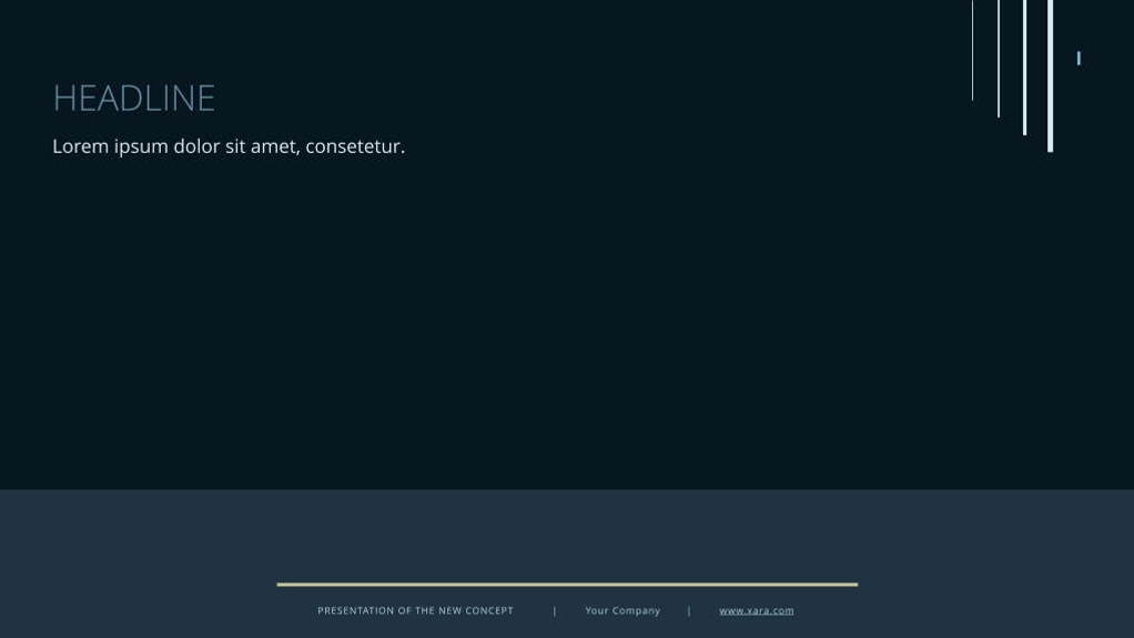 Free presentation business template
