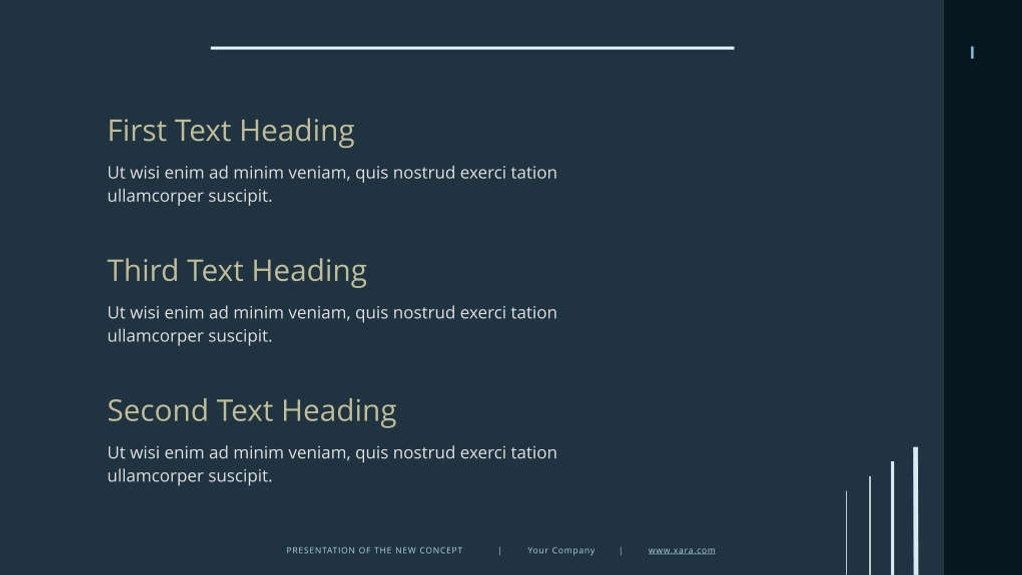Free presentation business template