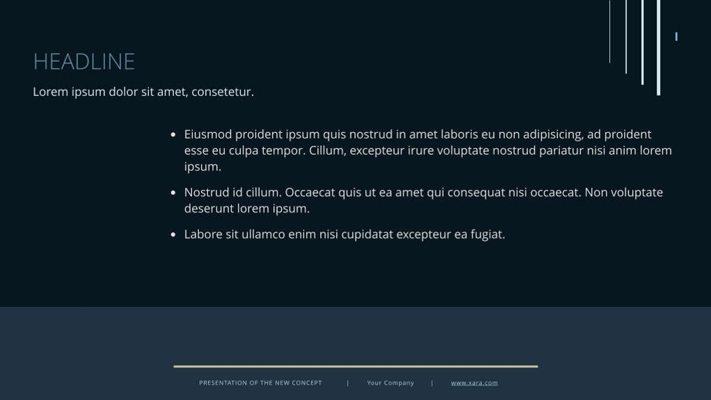 Free presentation business template