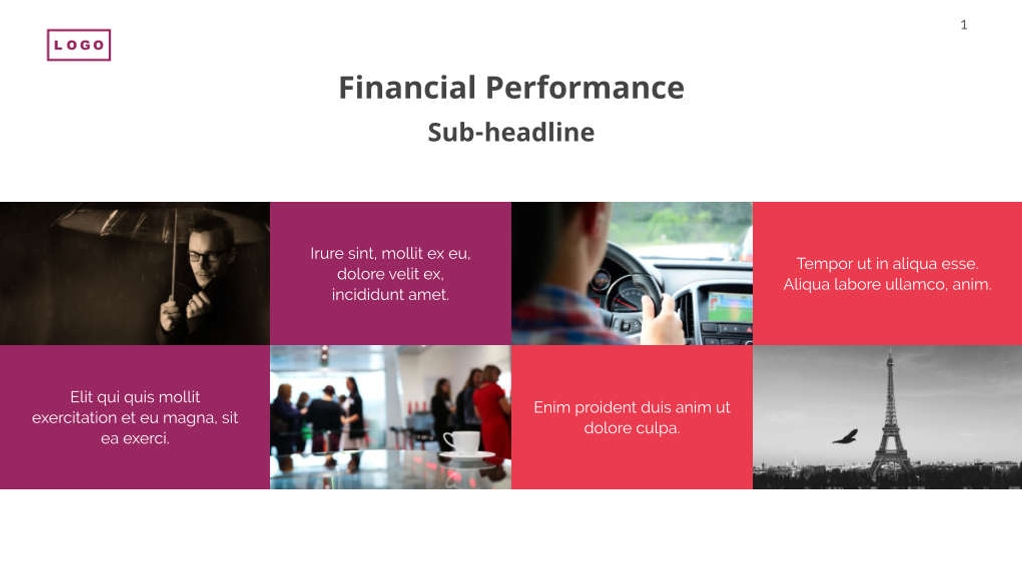 Free presentation business case template
