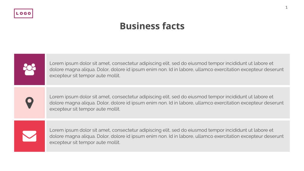 Free presentation business case template