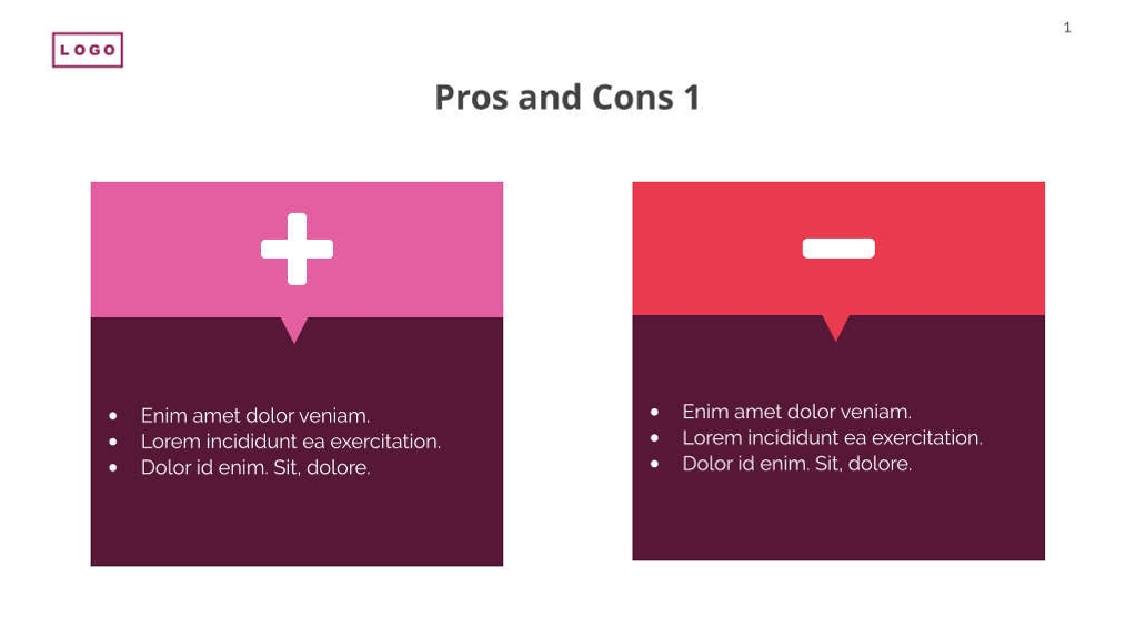 Free presentation business case template