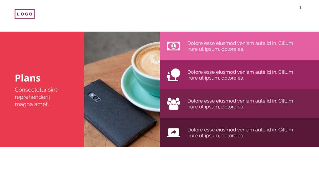 Free presentation business case template